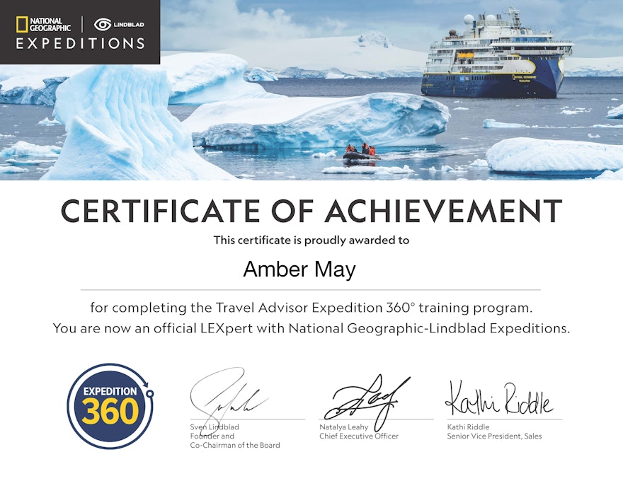Lindblad - National Geographic Expedition Specialist Amber May